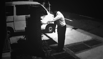 超高感度スターライトカメラの暗視映像